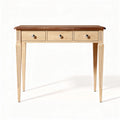 Wooden writing desk with three drawers and tapered legs 120 x 60 x 75cm